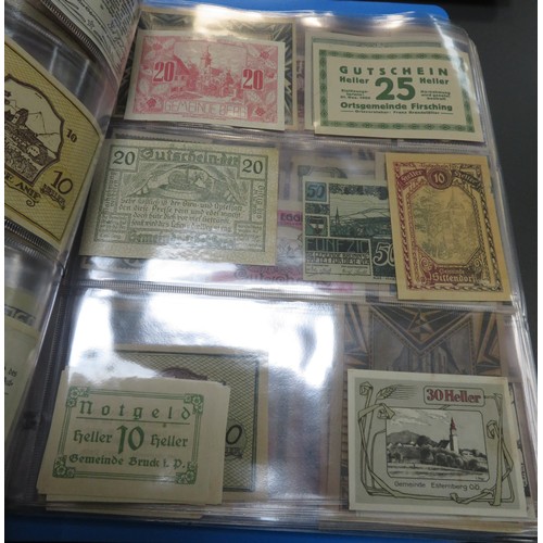 342 - German banknotes collection, mainly early 20th Century, in mixed condition with inflationary notes, ... 