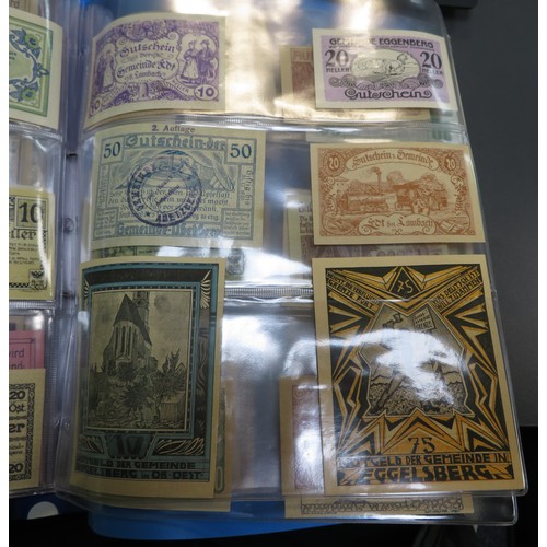 342 - German banknotes collection, mainly early 20th Century, in mixed condition with inflationary notes, ... 