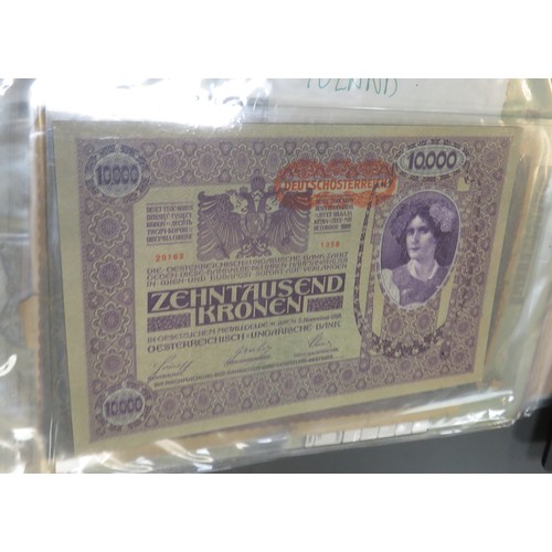 357 - World banknotes collection, in mixed condition, with ranges from Algeria, China, Ecuador, Germany, H... 