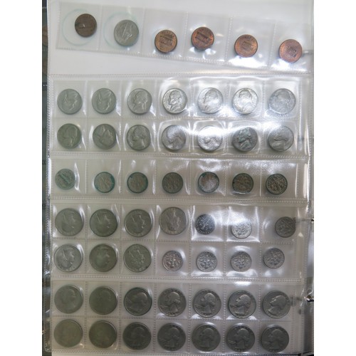 328 - Mainly 20th Century collection of Worldwide coins in mixed condition, housed in 10 full binders, som... 