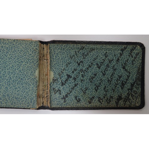 65 - First World War very interesting notebook/autograph book/sketchbook with various messages, poems and... 