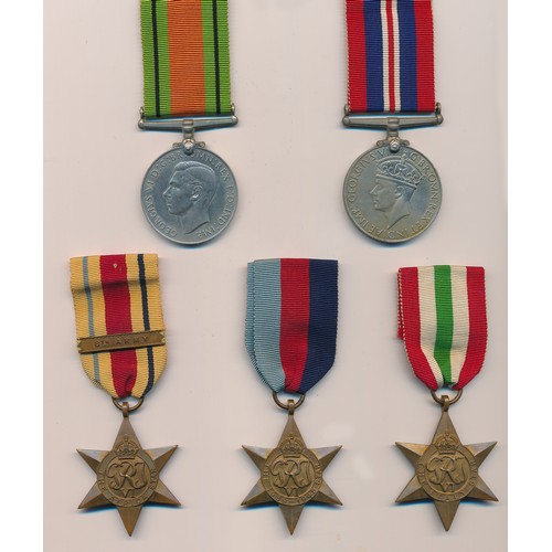 24 - Second World War, Alfred James Barr (Coventry), A medal group comprising of The Defence Medal, The W... 