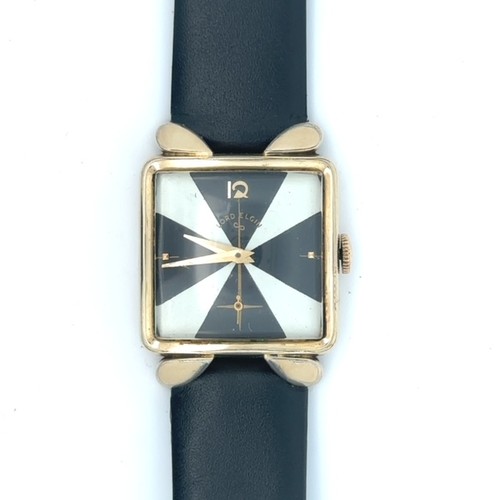 116 - 1940s Lord Elgin Maltese Cross Dial, 14k Gold filled watch. Watch is working.