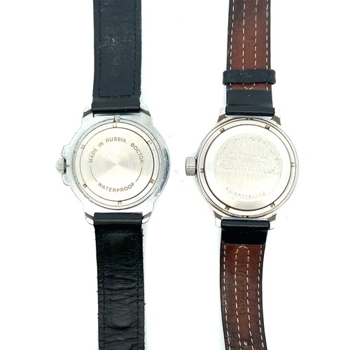 114 - Two Russian wristwatches