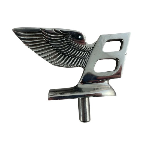 2 - Bentley. 1950s onwards forward-leaning Flying B dual wing bonnet mascot, excellent, approx. size of ... 