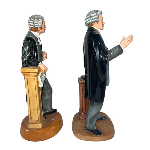 229 - Royal Doulton pair of lawyer character figures to include The Lawyer HN3041 and Classics Lawyer HN42... 