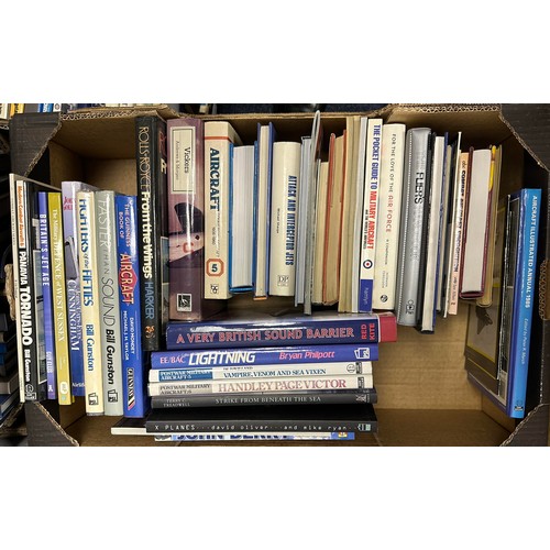 31 - Large accumulation of aircraft and aviation books, military and civil, propeller and jet aircraft, 1... 