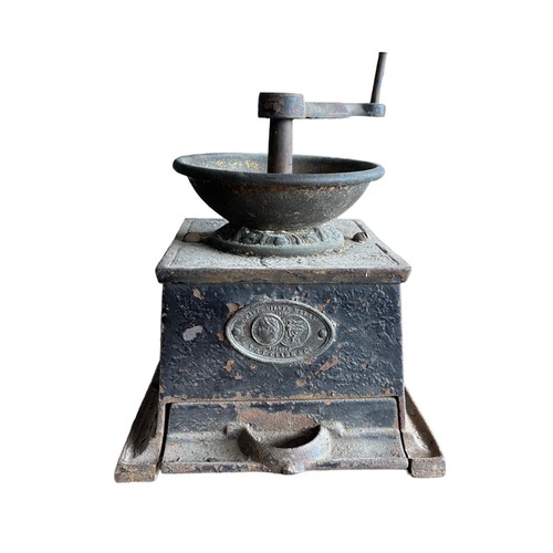 292 - Pair of antique Coffee grinders, to include; a Victorian coffee grinder by T & G Clarke & Co and a w... 