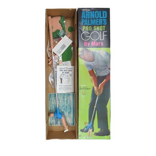 85 - Marx. Arnold Palmer Proshot Golf game, generally excellent in good plus box, with Proshot Golfer clu... 