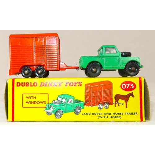 296 - Dublo Dinky. AEC Mercury Shell BP Tanker with windows No. 070 and Land Rover green, black tyres and ... 