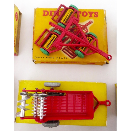 241 - Dinky. 1960s onwards Farm-themed collection, generally excellent to good plus in good or better boxe... 