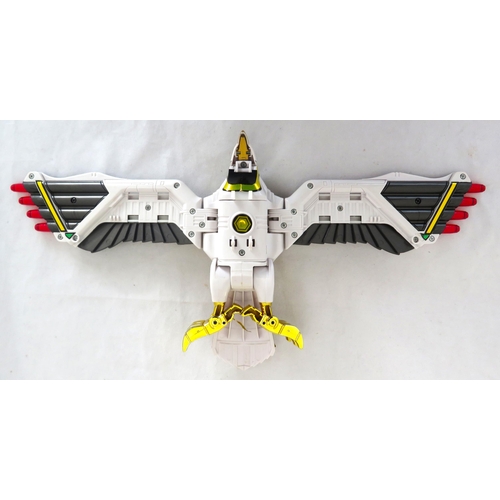 96 - White Ranger’s Deluxe Falconzord. Saban Mighty Morphin Power Rangers White Ranger’s Deluxe Falconzor... 