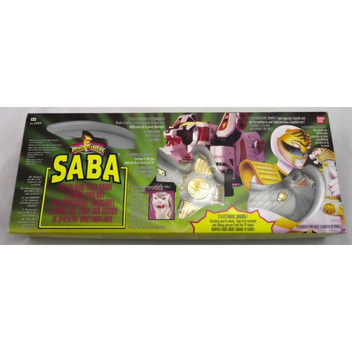 99 - Saba White Tiger Sabre. Ban Dai Power Rangers Mighty Morphin Saba The Talking Tiger Sabre. In origin... 