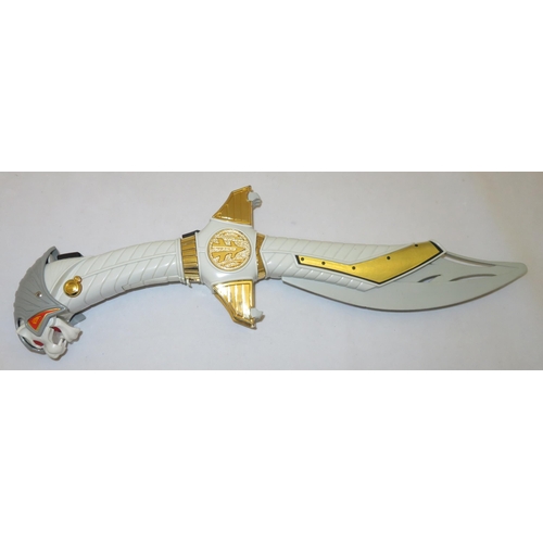 99 - Saba White Tiger Sabre. Ban Dai Power Rangers Mighty Morphin Saba The Talking Tiger Sabre. In origin... 