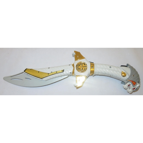 99 - Saba White Tiger Sabre. Ban Dai Power Rangers Mighty Morphin Saba The Talking Tiger Sabre. In origin... 