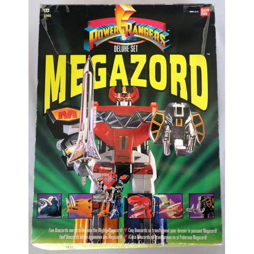 89 - Megazord. Ban Dai Power Rangers Mighty Morphin Deluxe Set Megazord. In original box (signs of storag... 