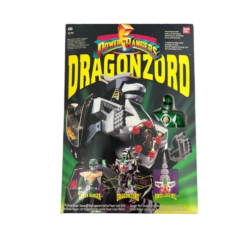 90 - Dragonzord. Ban Dai Power Rangers Mighty Morphin Dragonzord. In original box, with instructions, alm... 