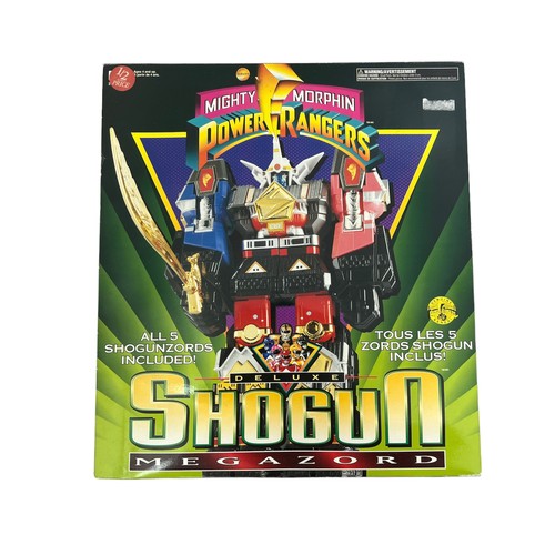 87 - Shogun Megazord. Ban Dai Mighty Morphin Power Rangers Deluxe Shogun Megazord. In original box, with ... 