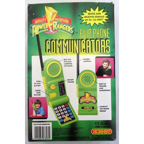 102 - Flip Phone Communicators. Hornby Power Rangers Mighty Morphin Flip Phone Communicators. In original ... 