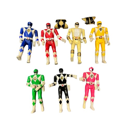 91 - Collection of early 1990’s loose Power Rangers figures, with Bandai 6” Evil Space Aliens including S... 