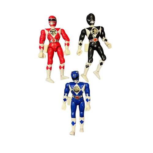 91 - Collection of early 1990’s loose Power Rangers figures, with Bandai 6” Evil Space Aliens including S... 