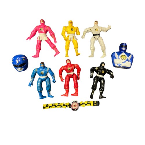 91 - Collection of early 1990’s loose Power Rangers figures, with Bandai 6” Evil Space Aliens including S... 