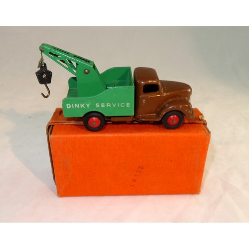 256 - Dinky. Breakdown Lorry No. 25x, generally excellent to good plus in good orange box (staples corrode... 