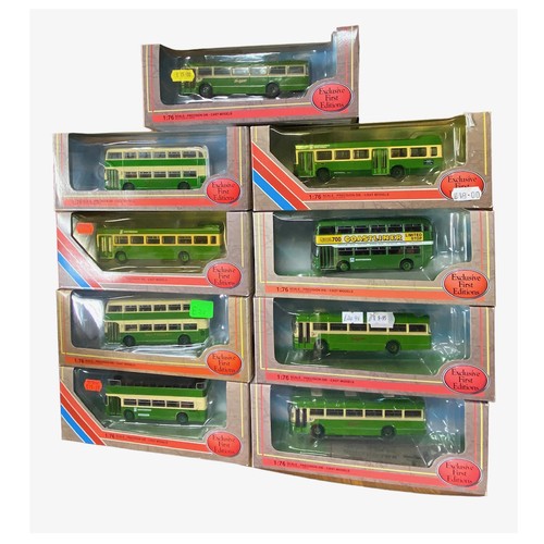 299 - EFE. 1/76th scale Southdown bus collection, generally excellent in excellent to good plus window box... 