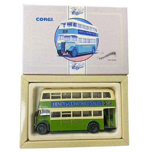 181 - Corgi. 1980s onwards bus and commercial vehicle collection, mainly Southdown livery, generally excel... 