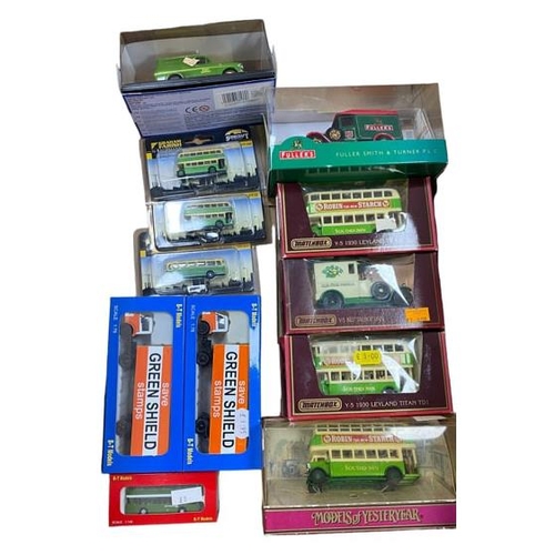 145 - Diecast. Miscellaneous collection of buses and commercial vehicles, mainly Southdown livery, general... 