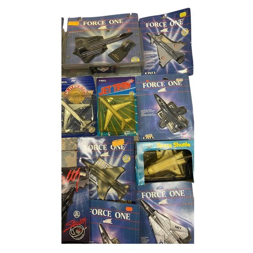 301 - Ertl. 1980s onwards Force One diecast aircraft collection, various scales, generally excellent in go... 