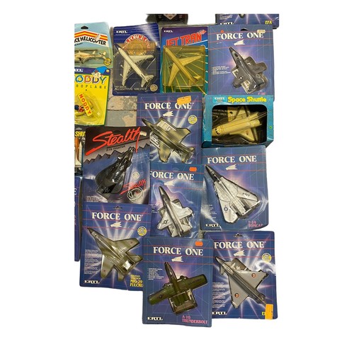 301 - Ertl. 1980s onwards Force One diecast aircraft collection, various scales, generally excellent in go... 