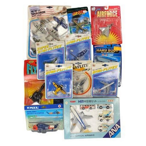 164 - Diecast. Miscellaneous collection of military and civil aircraft, generally excellent on good or bet... 