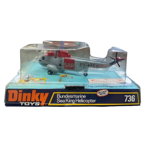 268 - Dinky. 1970s onwards helicopter collection, generally excellent in excellent clear bubble packs (lab... 