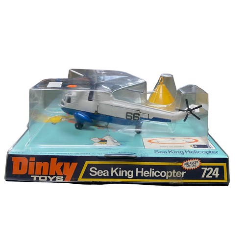 268 - Dinky. 1970s onwards helicopter collection, generally excellent in excellent clear bubble packs (lab... 