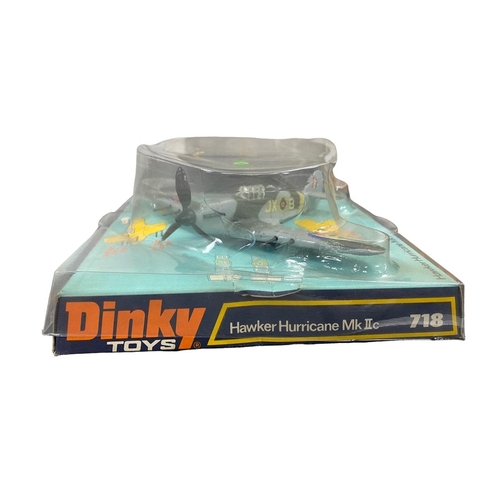 238 - Dinky. Pair of WW2 fighters, generally excellent in excellent to good bubble packs, with Junkers JU8... 