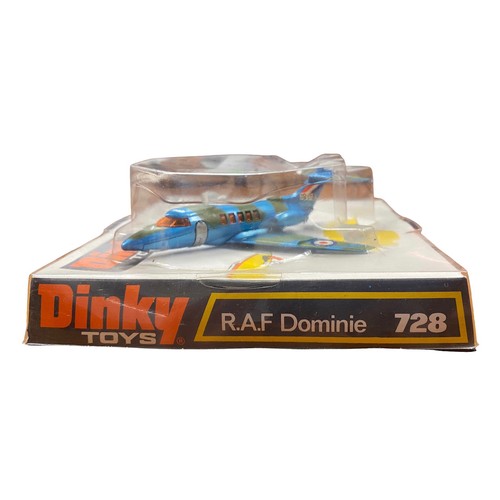 293 - Dinky. RAF Dominie No. 728, excellent in excellent clear bubble pack (small green label applied), me... 