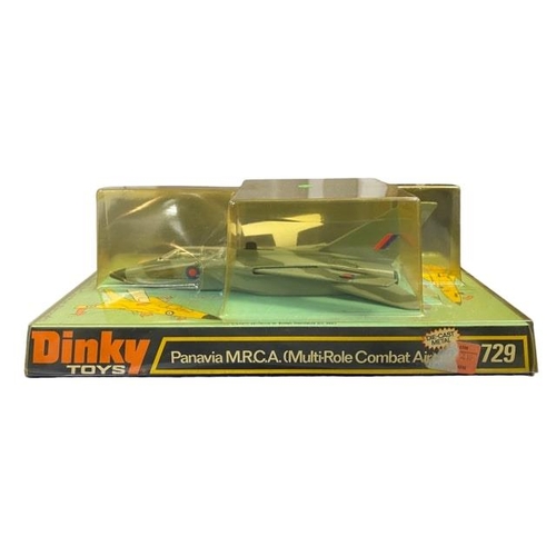 224 - Dinky. 1970s onwards collection, with Panavia M.R.C.A. No. 729 (2) and Air Sea Rescue Launch No. 678... 