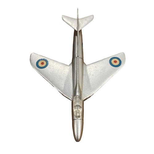 346 - Tekno. Hawker Hunter No. 785, silver with RAF roundels excellent in good Jet Plane card box with hin... 