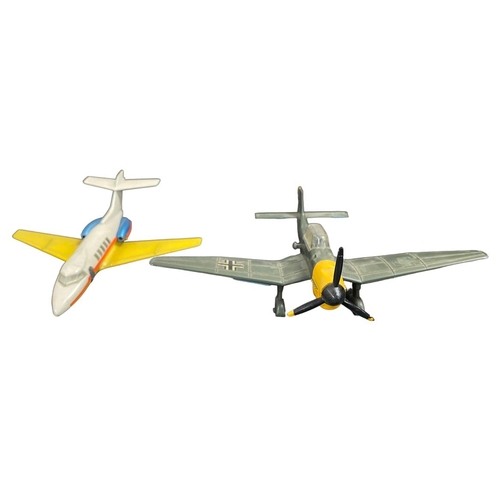 281 - Dinky. 1970s onwards unboxed aircraft collection, generally good plus or better, with Junkers Ju87B ... 