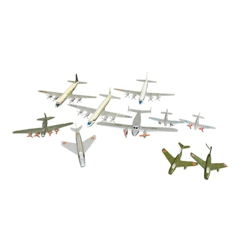 345 - Tekno. Unboxed aircraft collection, generally good plus to good (wear to decals and labels applied u... 