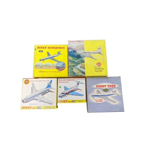 222 - Dinky. 1950s onwards civil aircraft collection, generally excellent to good plus in good or better b... 