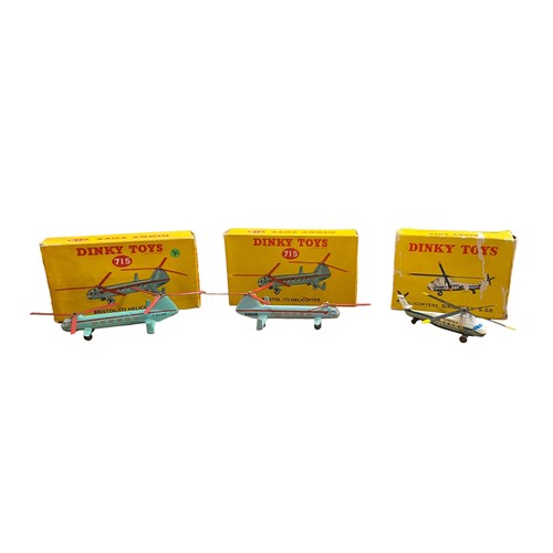 231 - Dinky. 1950s onwards Helicopters, generally excellent to good plus in good or better boxes (small la... 