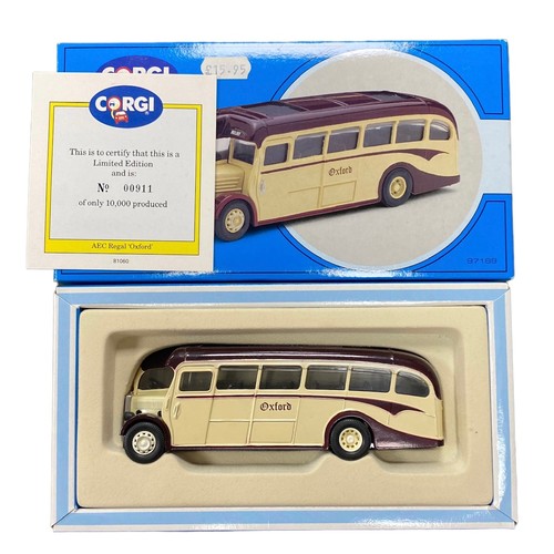 185 - Corgi. 1990s onwards Bus and Coach collection, generally excellent in excellent to good plus boxes (... 