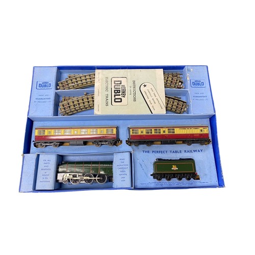 15 - Hornby Dublo. 3-rail Silver King Passenger Train set No. EDP11, generally excellent in excellent box... 