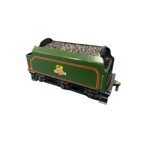 12 - Hornby Dublo. 3-rail  BR gloss green 46232 4-6-2 locomotive No. EDL12 and D12 BR (LMR) tender No. 32... 