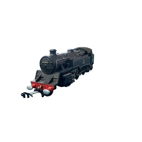 19 - Hornby Dublo. 3-rail  BR black 80054 2-6-4 Tank locomotive No. EDL18, generally excellent in excelle... 