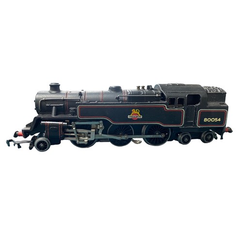 19 - Hornby Dublo. 3-rail  BR black 80054 2-6-4 Tank locomotive No. EDL18, generally excellent in excelle... 