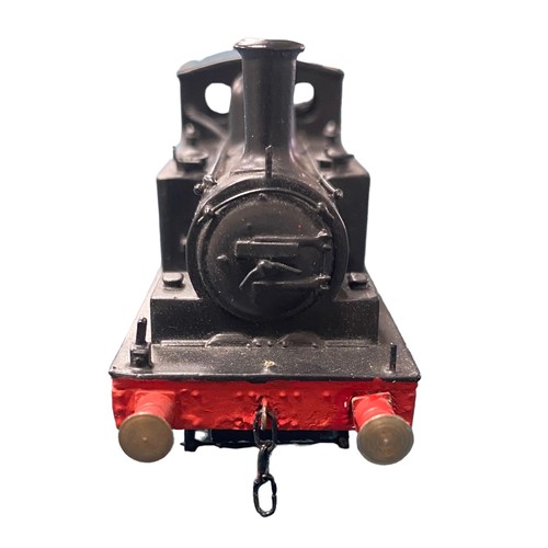 28 - Nu-cast. OO gauge Kit built early BR black 68702 0-6-0T J72 (ex. LNER) locomotive with flywheel moto... 