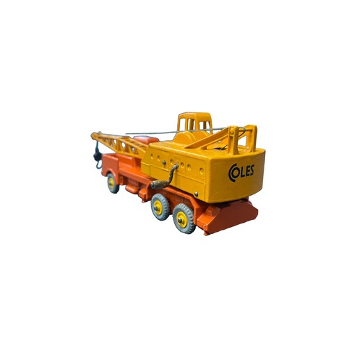 232 - Dinky. Coles 20-ton Lorry Mounted Crane Truck No. 972, generally excellent in excellent Supertoys wh... 